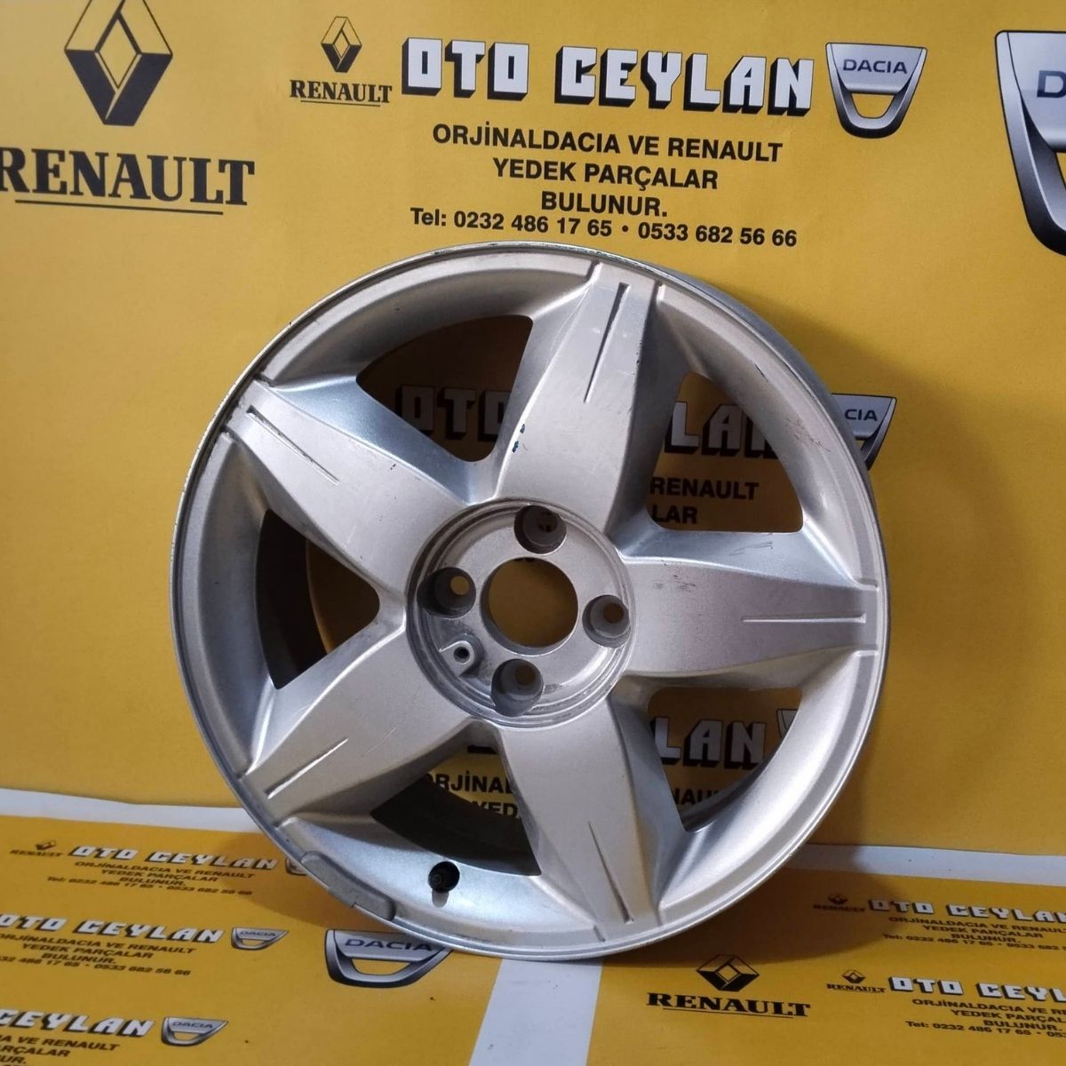 8200516629 Megan II 16 inç 4 Bijon Sıfır Orjınal jant