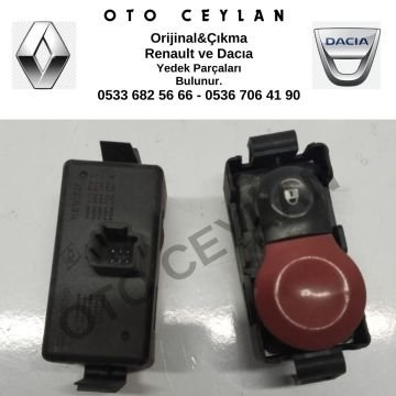 8200214896 Clio 3 Modus 4'lü Flaşör Düğmesi Orijinal Çıkma