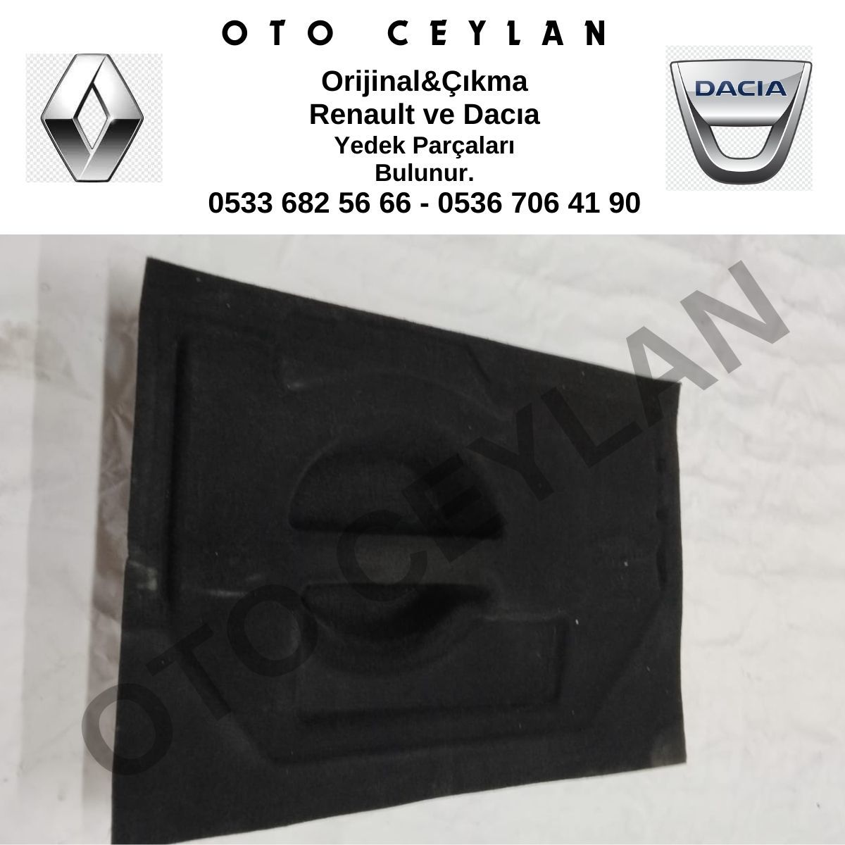 8200034943 Megane Bagaj Halısı Orijinal Çıkma