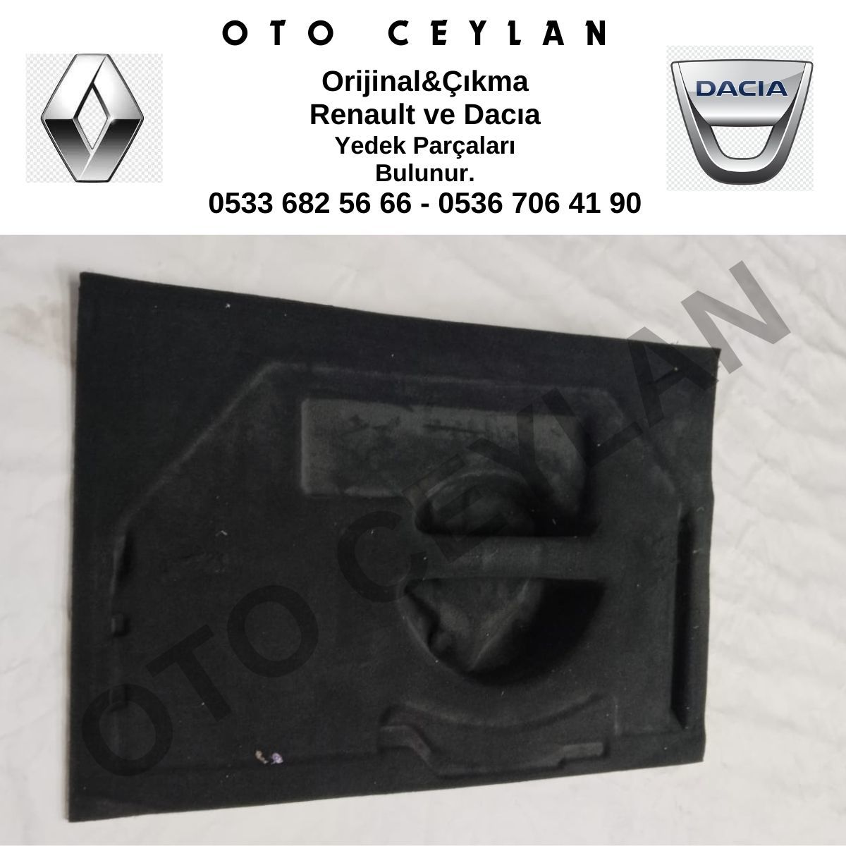 8200034943 Megane 3 Bagaj Halısı Orijinal Çıkma