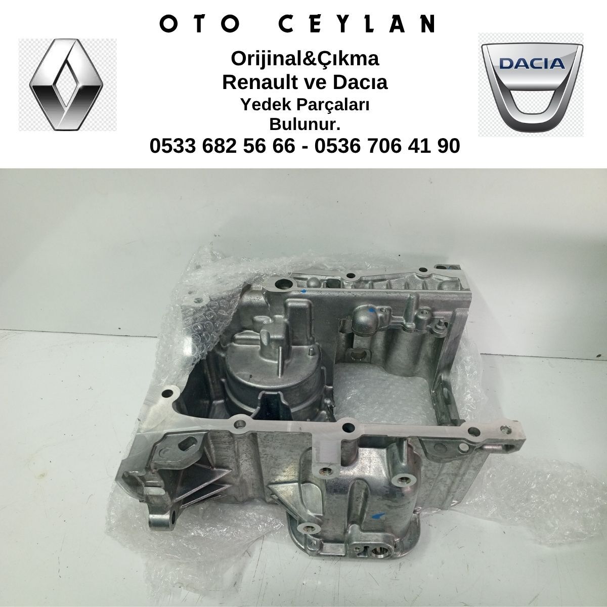 111109053R CLIO 5 CAPTUR 2 MOTOR YAĞ KARTERİ SIFIR