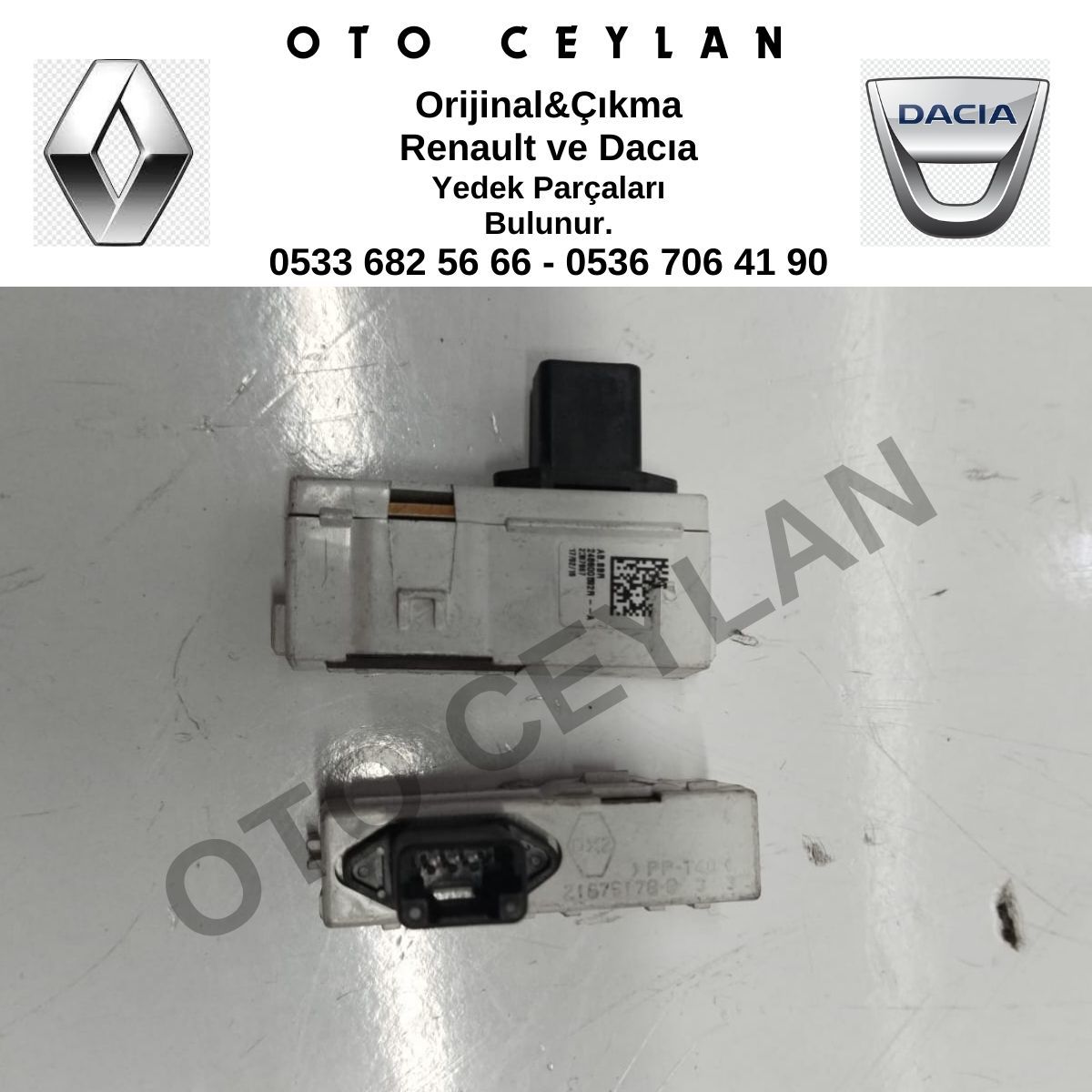 248800592R Logan 2 İkaz Işık Çubuğu Orijinal Çıkma