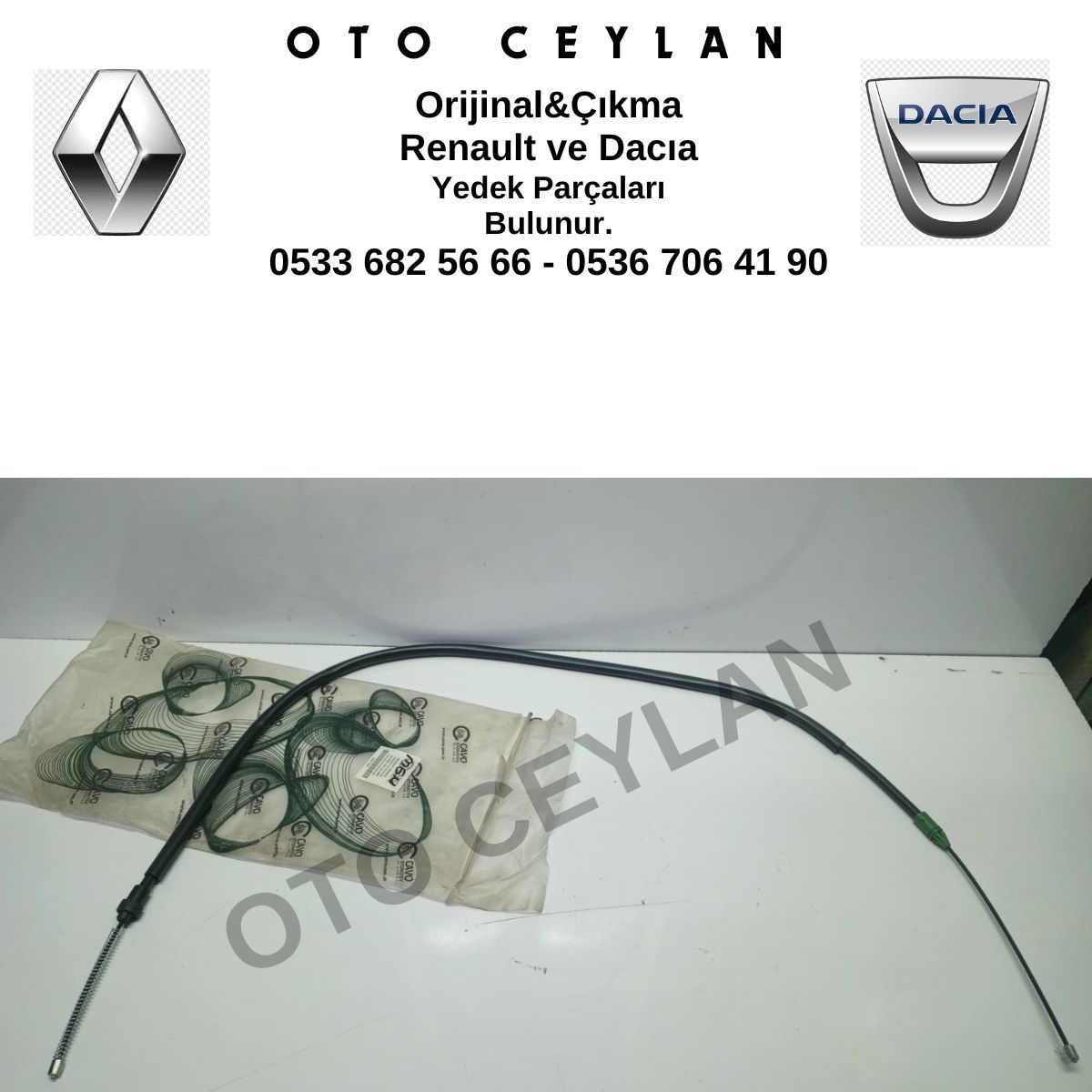 CAV 1402008 7700436673 7700834651 Megane Sedan 1.4 1.6 2.0 CC El Fren Teli Sıfır Cavo Marka