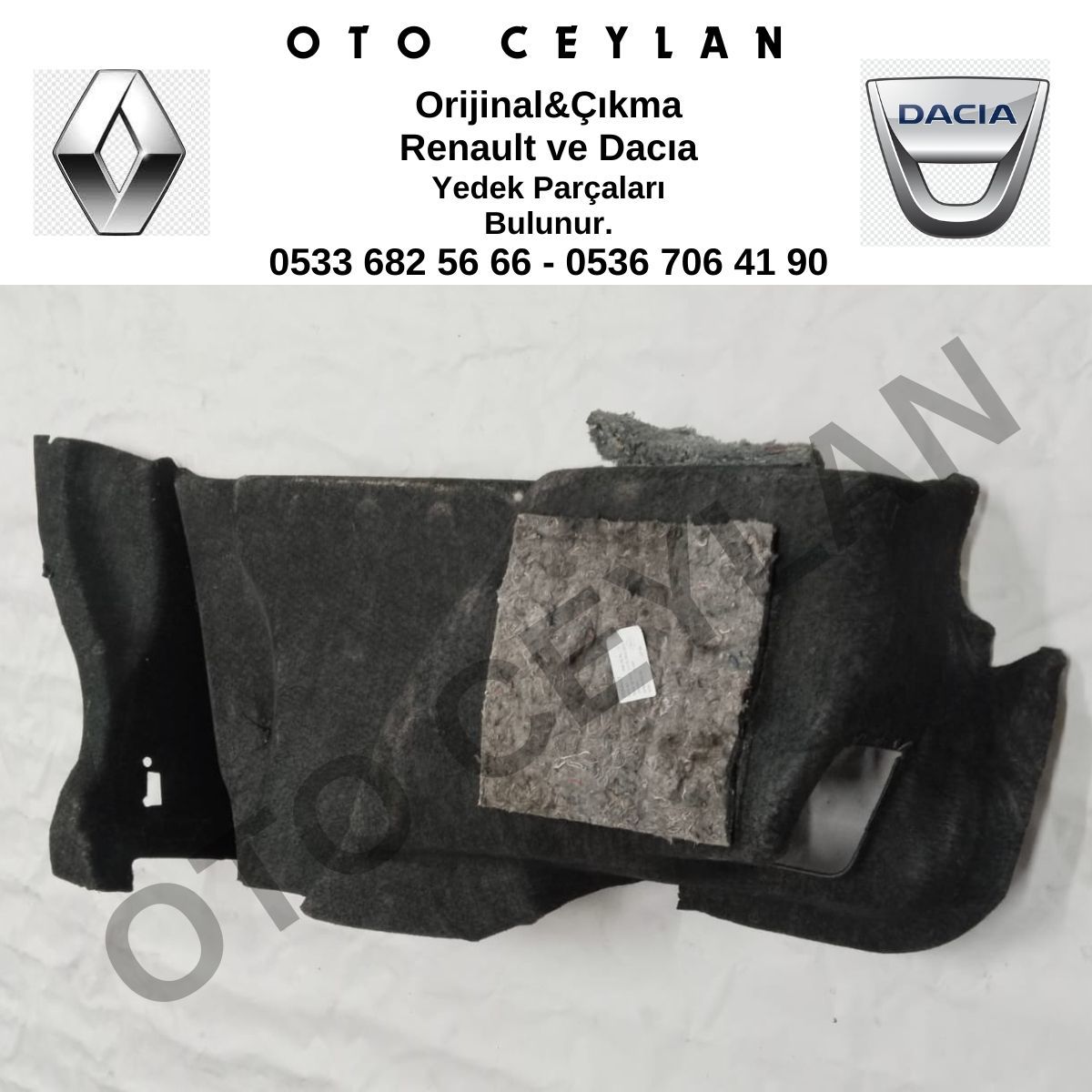 8200128702 Megane 2 Sağ Bagaj Kaplaması Orijinal Çıkma