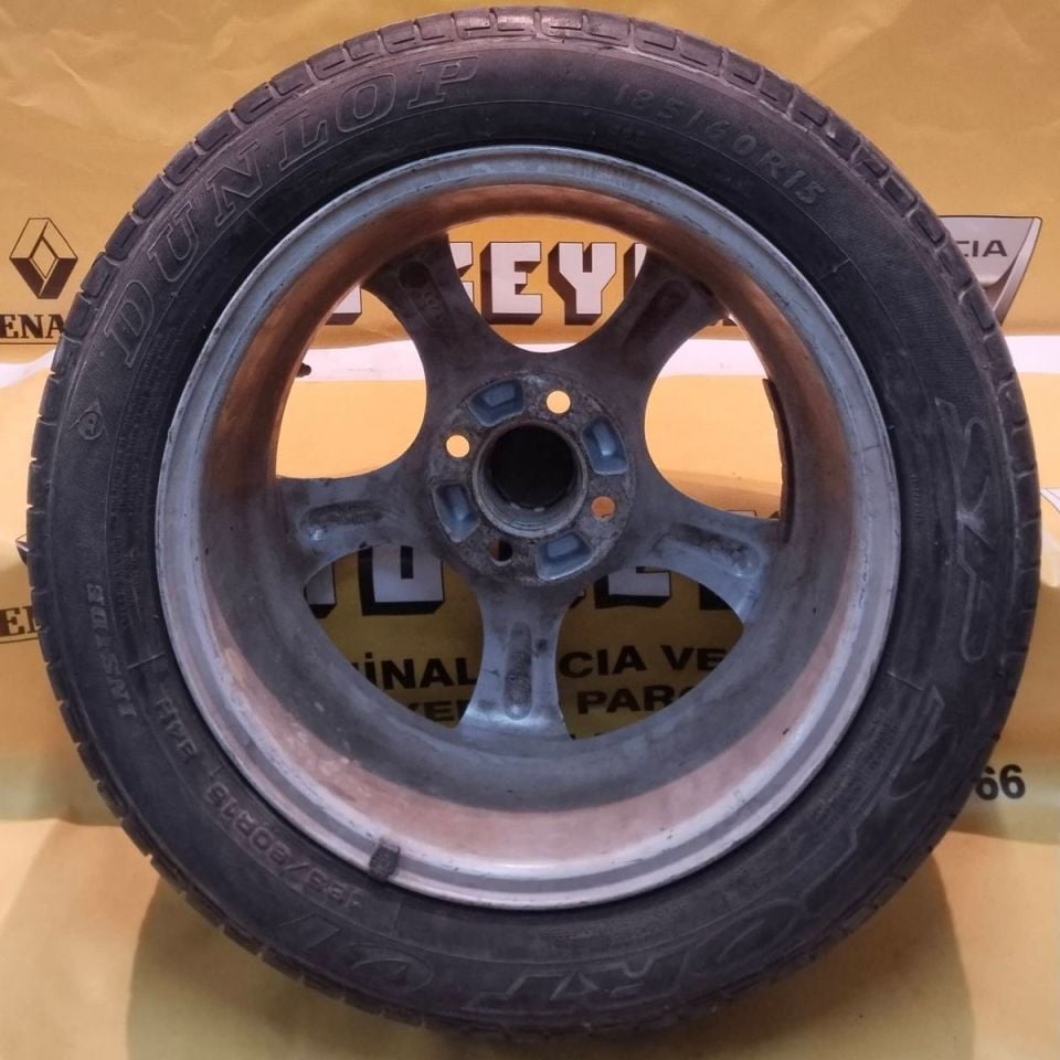 Clıo 15 inç 4 Bijon çıkma orjınal jant