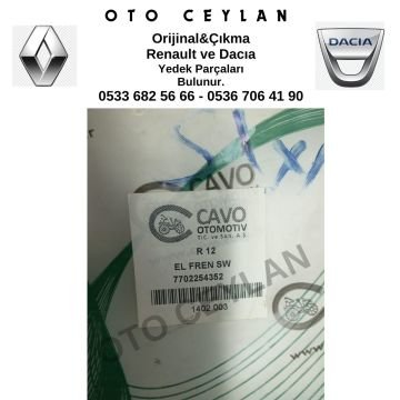 CAV 1402003 7702254352 Renault 12 SW El Fren Teli Sıfır Cavo Marka