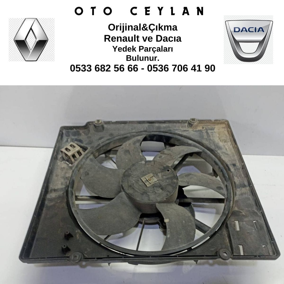 7700840240 Megan 1 Fan Motoru +Davlumbaz Çıkma Orijinal