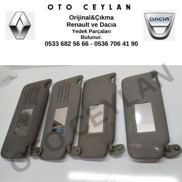 Clio Sağ Güneşlik Gri Çıkma Orjinal