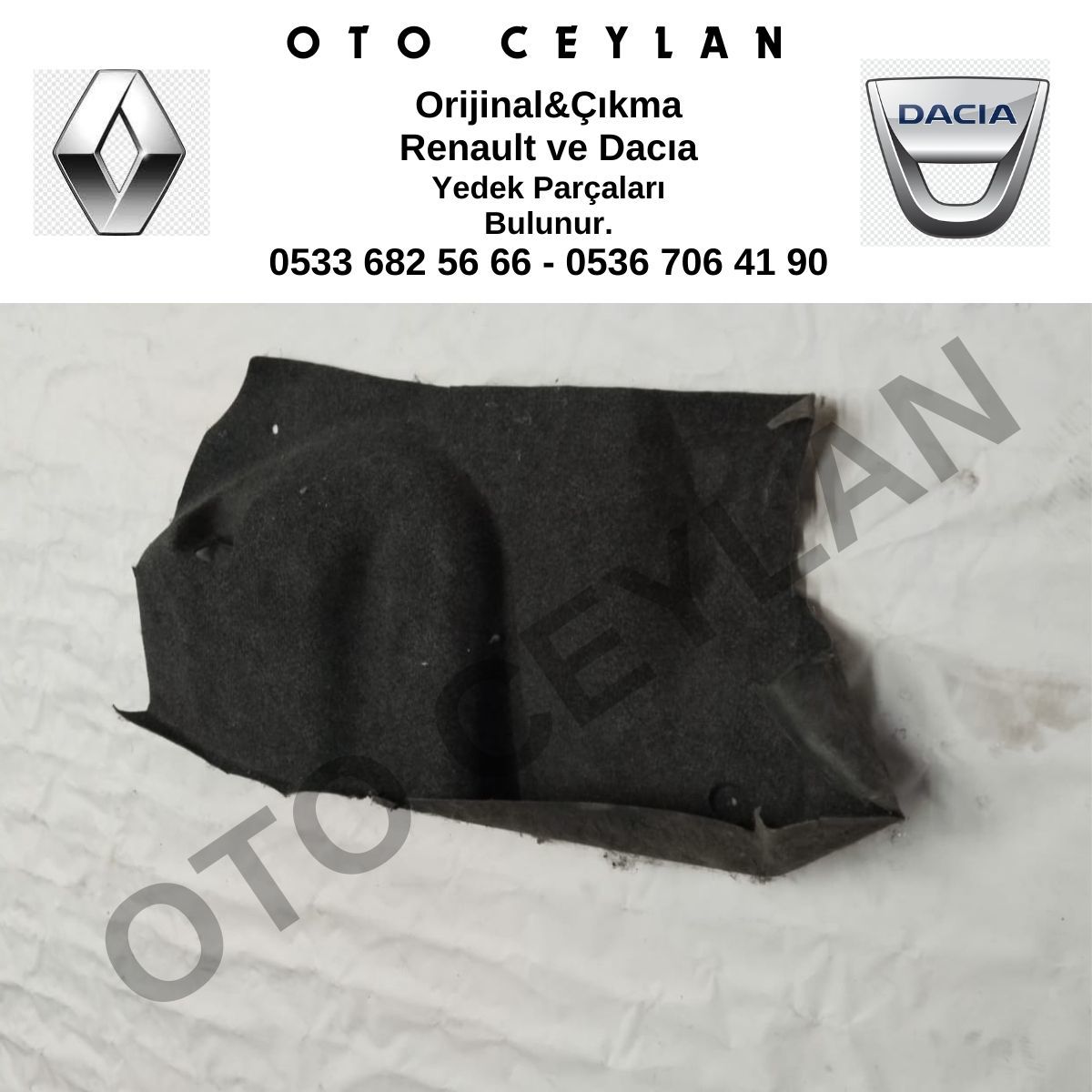 Clio 3 Arka Bagaj Yanlığı Orijinal Çıkma