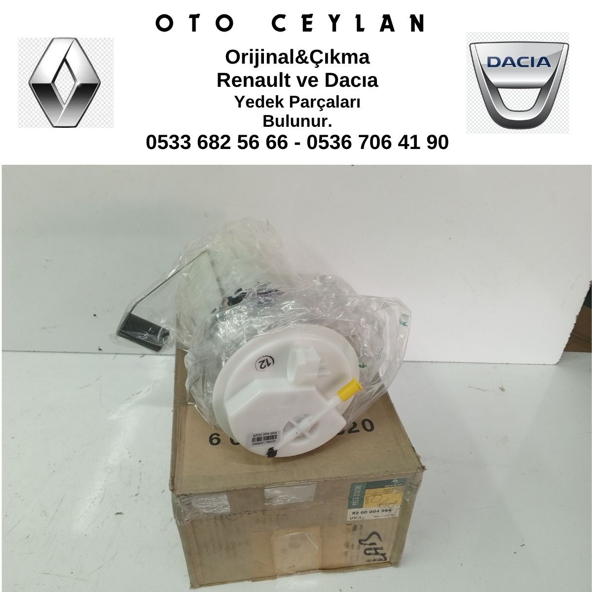 8200004964 LAGUNA 2 YAKIT DEPO BENZİN ŞAMANDIRASI TEK ÇIKIŞ