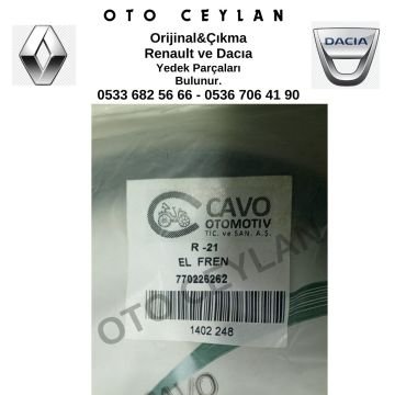 CAV 1402248 770226262 Renault 12 El Fren Teli Sıfır Cavo Marka