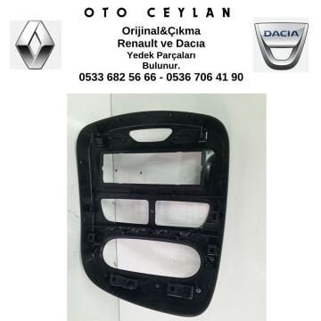 8201321505 CLIO 4 ZOE RADYO KONSOL ÇERCEVESİ PANELİ SIFIR