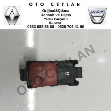 252100004 Megane 3 Fluence Dörtlü Flaşör Butonu Orijinal Çıkma