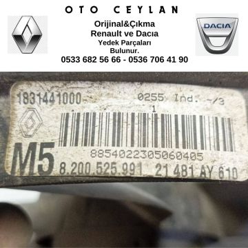 8200525991 Clıo 3 Fan Motoru +Davlumbaz Çıkma Orijinal