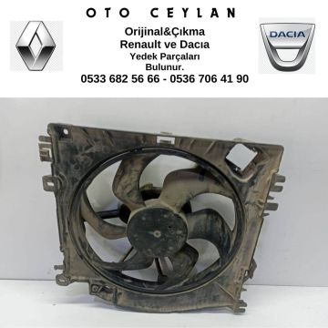 8200525991 Clıo 3 Fan Motoru +Davlumbaz Çıkma Orijinal