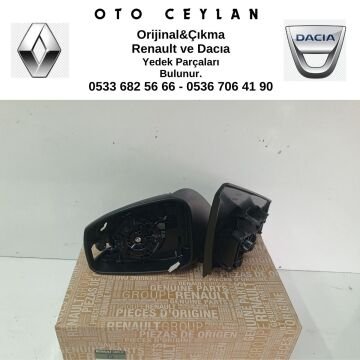 963020181R MEGANE 3 DIŞ DİKİZ AYNASI SOL ELEKTRİKLİ KATLANIR SIFIR