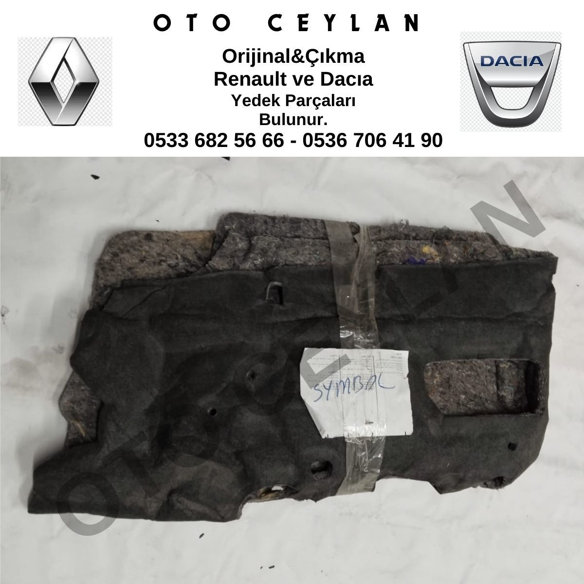 Symbol Göğüslük Keçesi Orijinal Çıkma