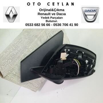 963027063R FLUENCE DIŞ DİKİZ AYNASI SOL ELEKTRİKLİ