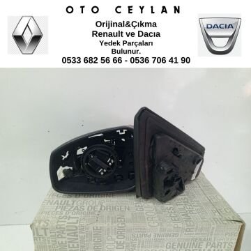 963027063R FLUENCE DIŞ DİKİZ AYNASI SOL ELEKTRİKLİ