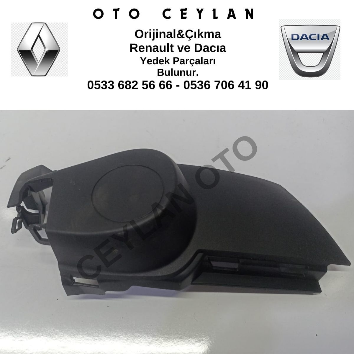 684706494R Sandero 3 Taliant Jogger Direksiyon Alt Kapak Çıkma Orjinal