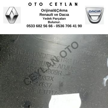 484723809R Clio 5 Direksiyon Alt Kaplama Bakaliti Çıkma Orjinal