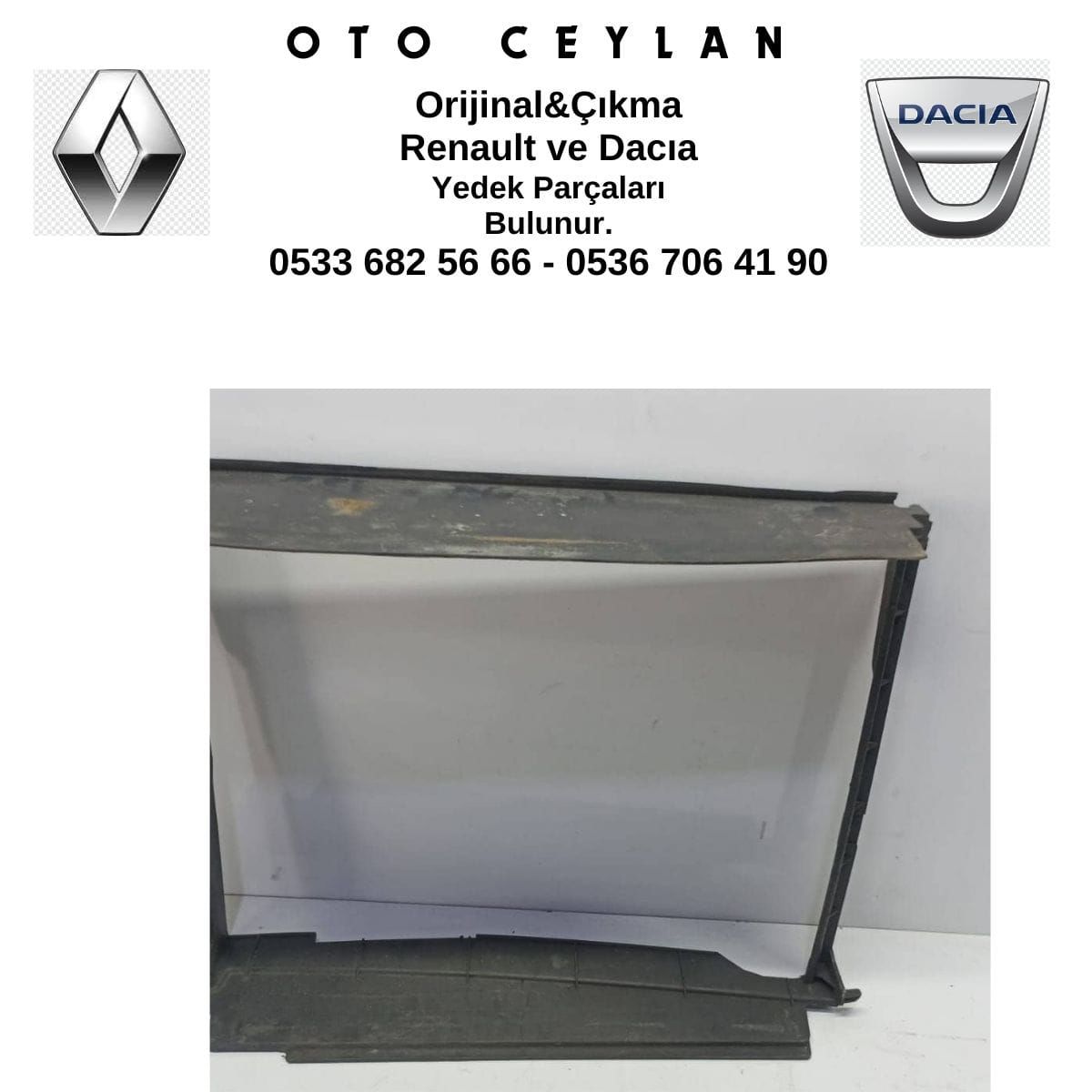 215596207R Clıo Symbol Radyatör Davlumbazı Çıkma