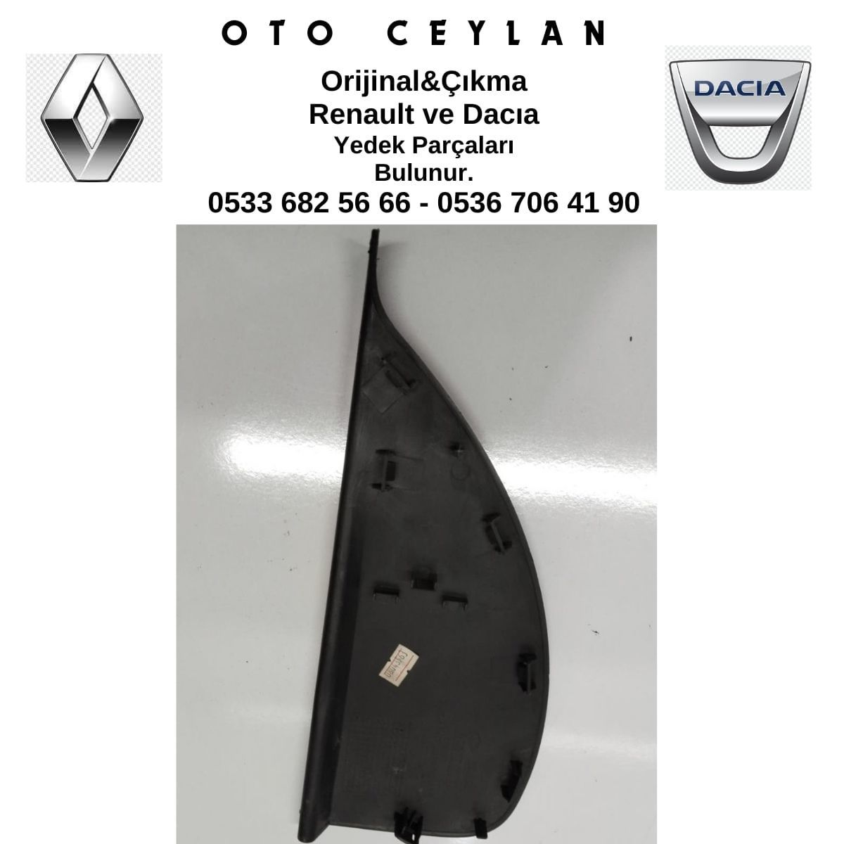 8200475907 Clıo 3 Konsol Yan Kapak Çıkma Orijinal