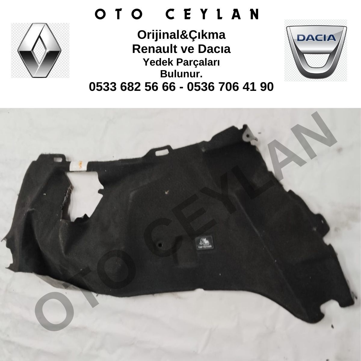849512449R Duster Bagaj Yanlığı Sol Orijinal Çıkma