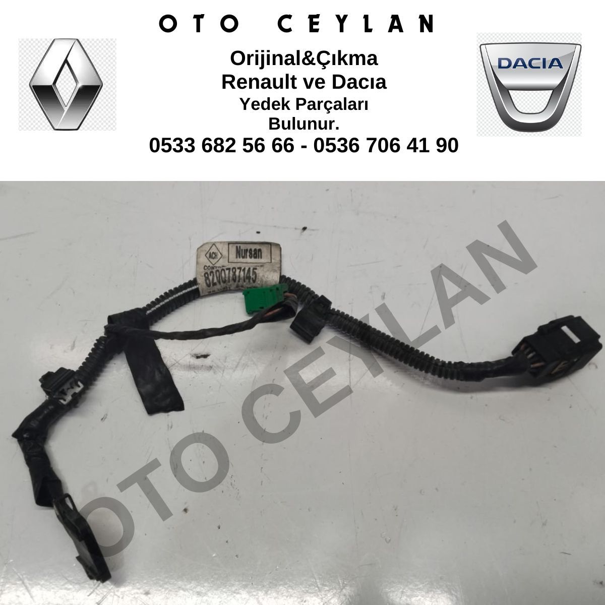 8200787145 Symbol Pedal Tesisatı Orijinal Çıkma