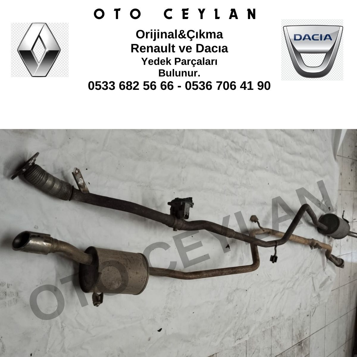 Symbol Egzoz Komple 2017-2018 Orijinal Çıkma