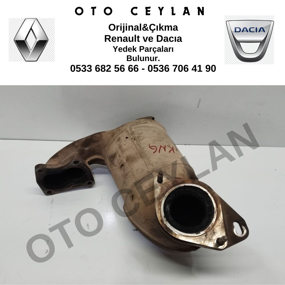 8200352561 Clio Katalizör Orijinal Çıkma