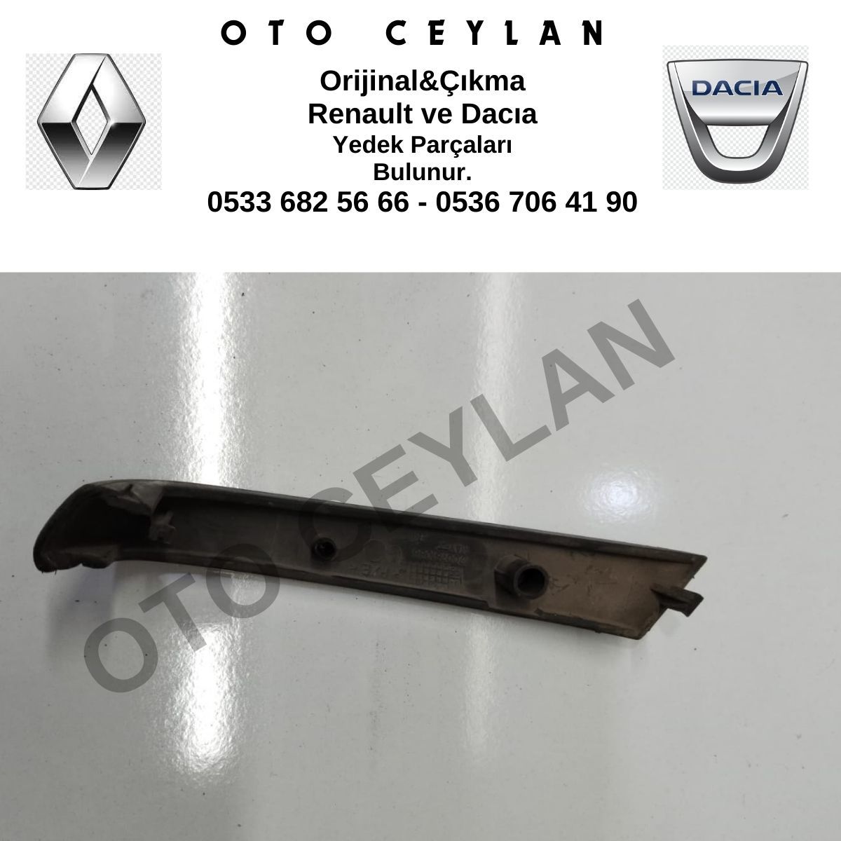 7700781086 R19 Plastik Kapak İç Kapı Kolu Orijinal Çıkma
