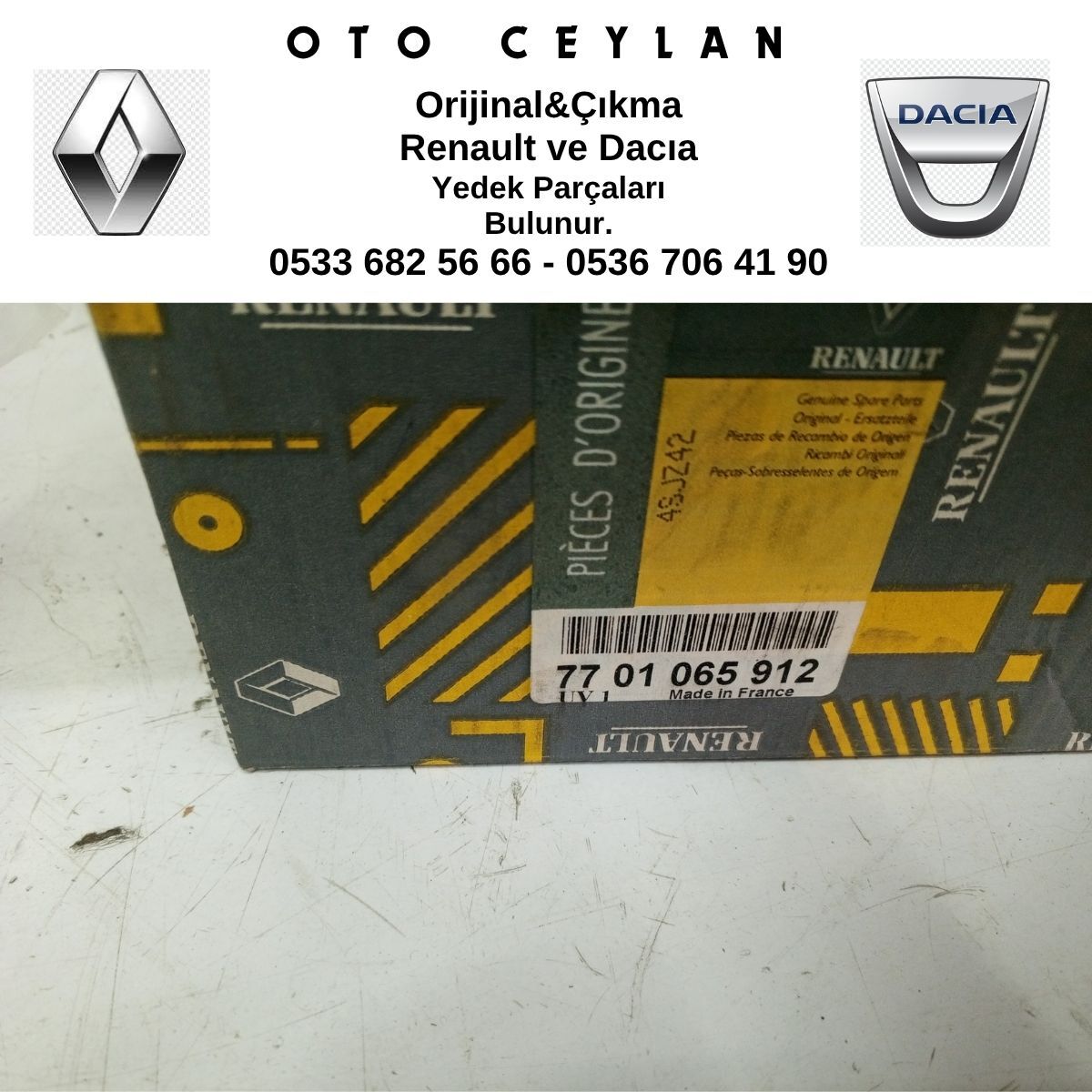 7701069597 SCENIC 2 SİLECEK KUMANDA KOLU ORİJİNAL