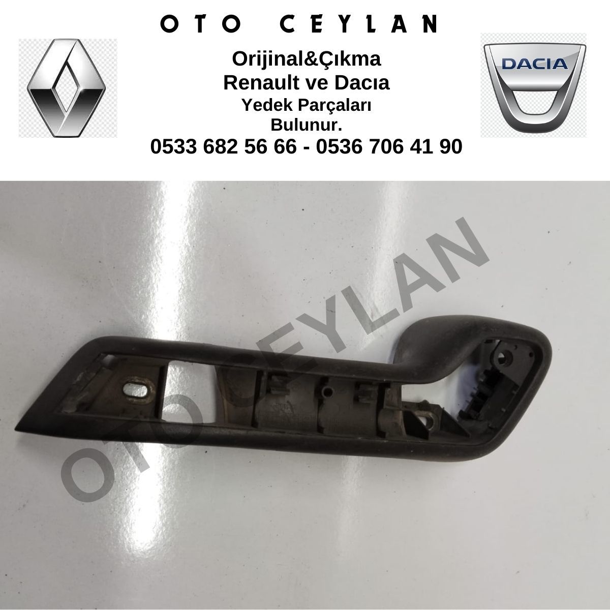 7700812754 R19 Sağ Ön İç Kapı Kolu Orijinal Çıkma