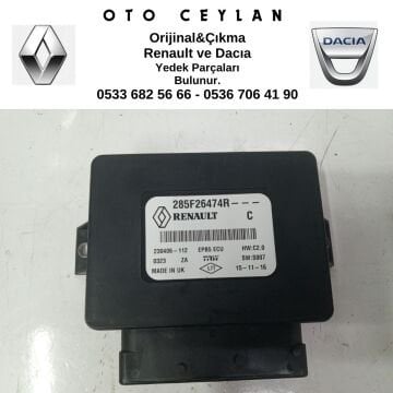 285F26474R FLUENCE MEGANE 4 OTOMATİK PARK FREN BEYNİ SIFIR