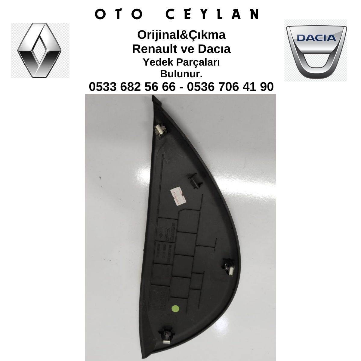 689212078R Fulence Göğüslük Yan Kapak Çıkma Orijinal