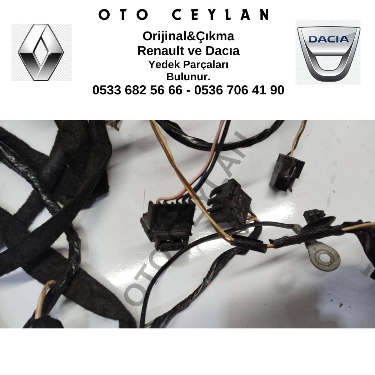 8200763023 Clıo Arka Tesisat Çıkma Orijinal
