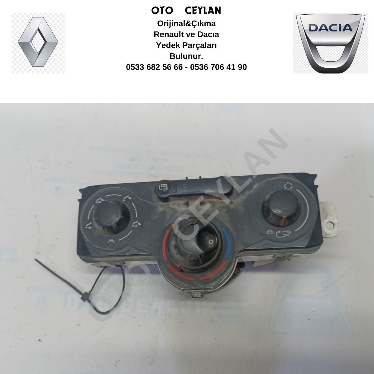 Kangoo 3 Kumanda Paneli Çıkma Orijinal