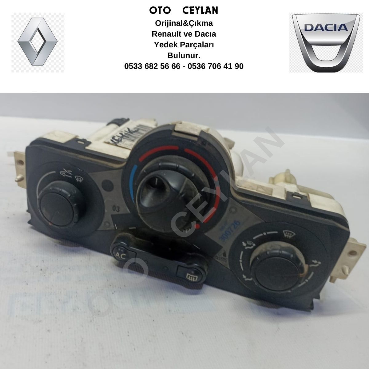 Scenıc Klima Paneli Çıkma Orijinal