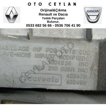 689210008R Megan 3 Torpido Alt Kapağı Çıkma Orjinal