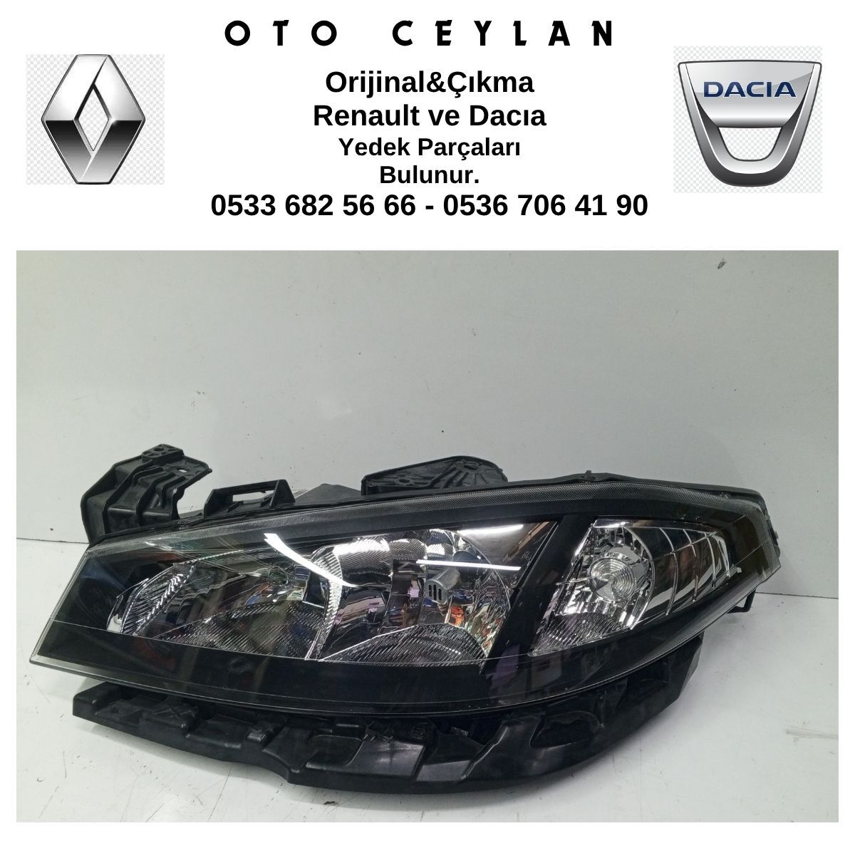 7701061669 LAGUNA 2 SOL FAR SİYAH ORİJİNAL