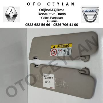 964019553R Duster Güneş Siperliği Takımı 2022 Orjinal Çıkma
