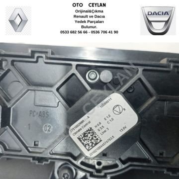 275100298R Duster Klima Paneli Dijital Çıkma Orijinal