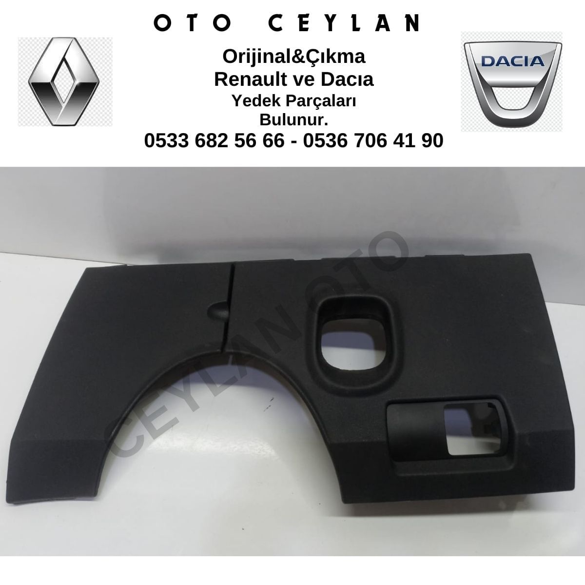 Megan 2 Torpido Sol Alt Kapağı Çıkma Orjinal