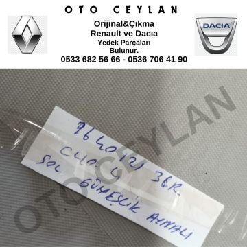 964012136R Clio 4 Sol Güneşlik Orjinal Çıkma