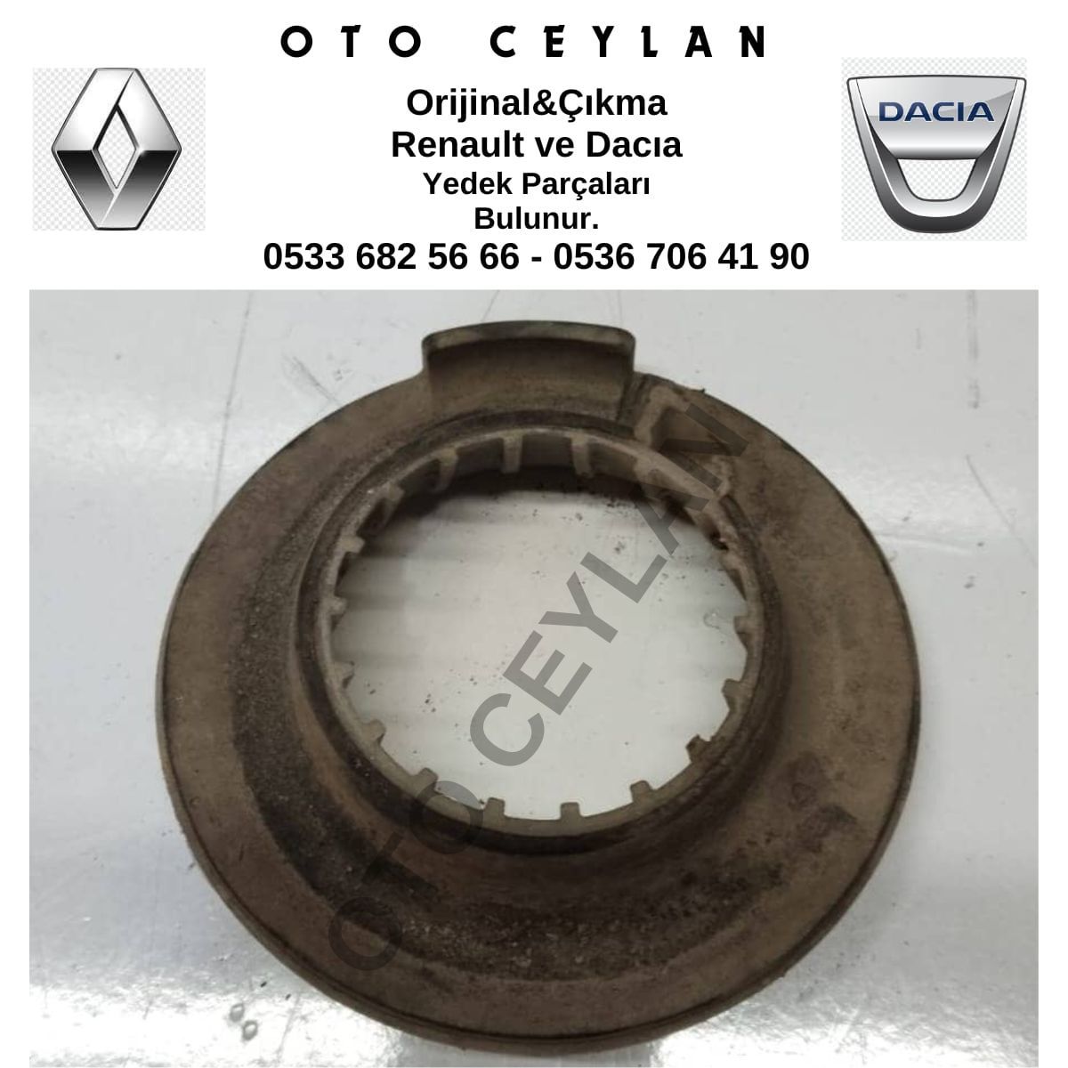 550362599R Duster Logan   Arka Helezon Tespit Takozu Çıkma Orijinal
