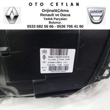 260601176R CLIO 4 SOL FAR LAMBASI ALT SİYAH NİKELAJSIZ