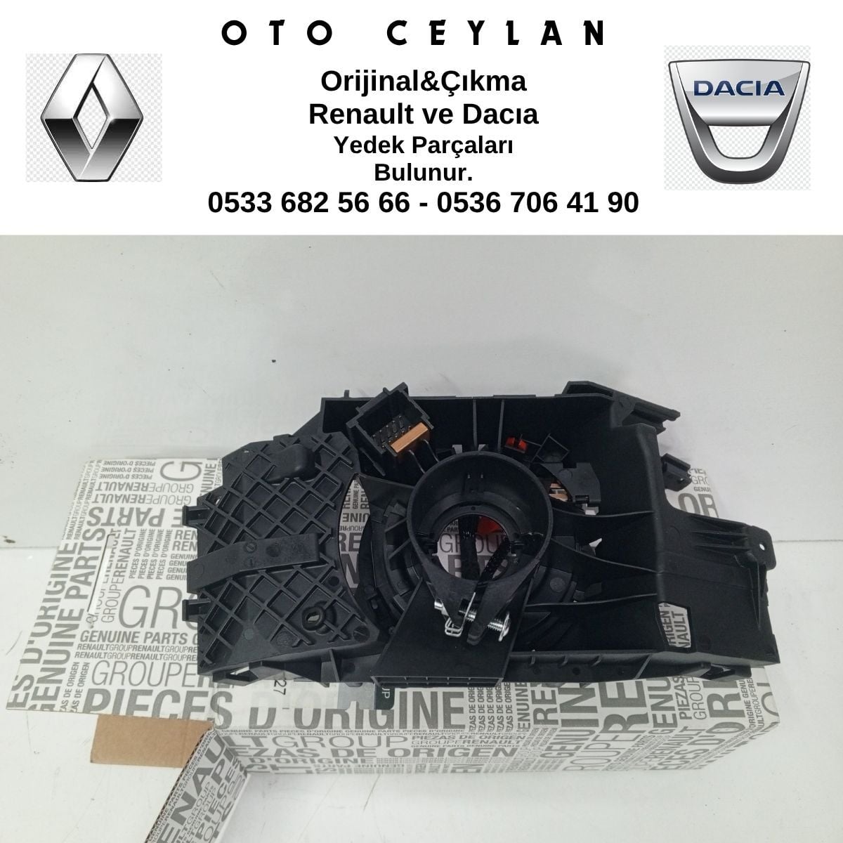 8201590627 CLIO 3 MODUS AIRBAG SARGISI ORİJİNAL