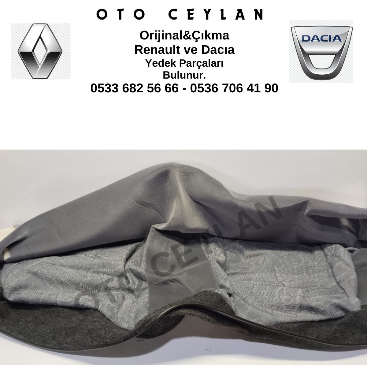 7702258089 Megane Arka Koltuk Kılıfı Sıfır Orijinal