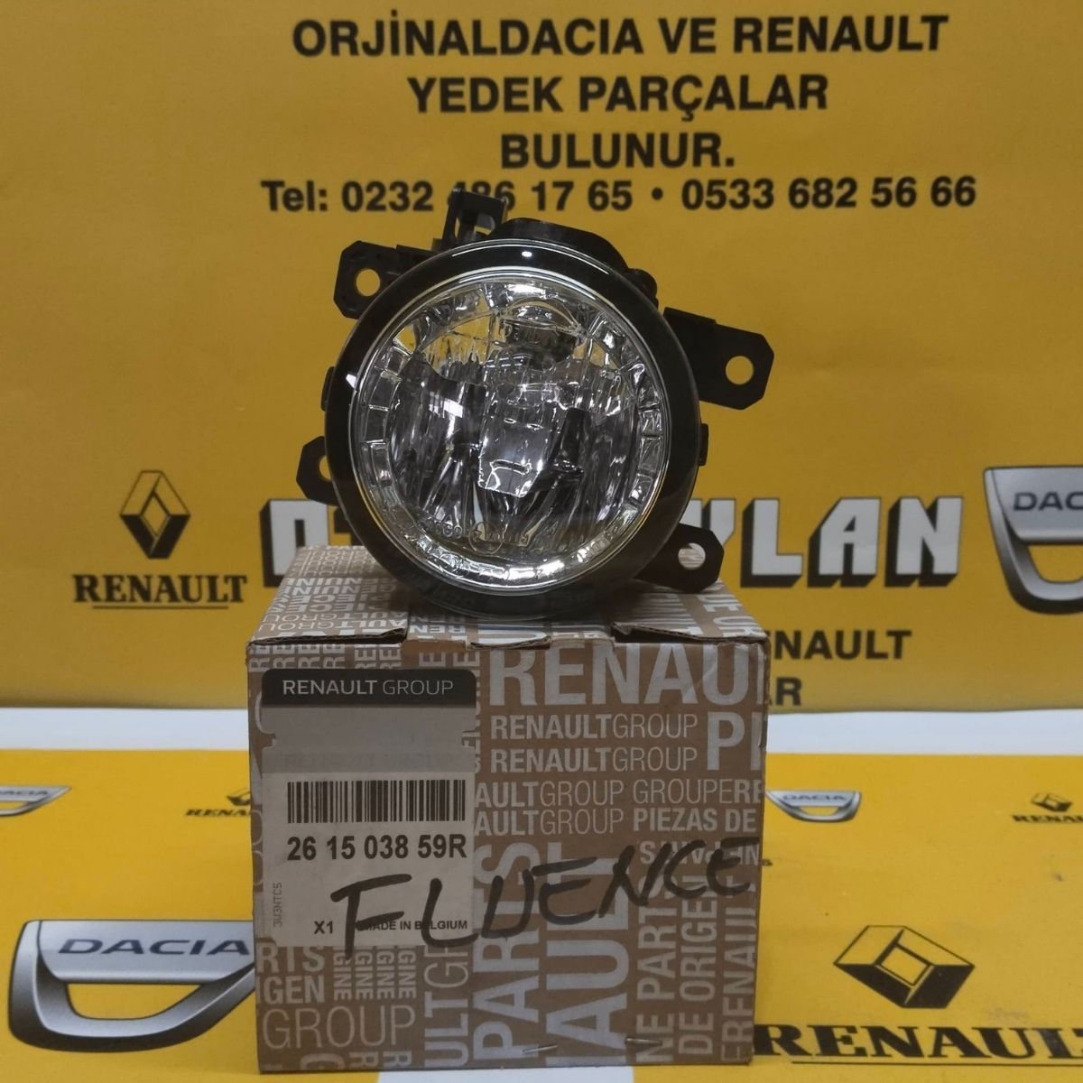 261503859R Fluence Sis Farı Sıfır Orijinal